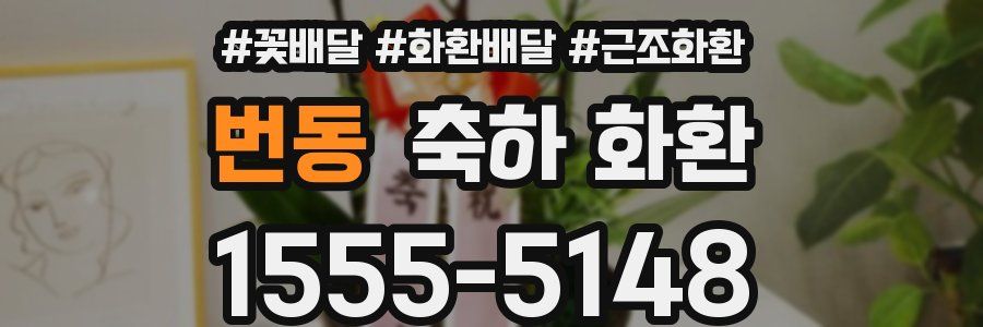 번동 축하 화환