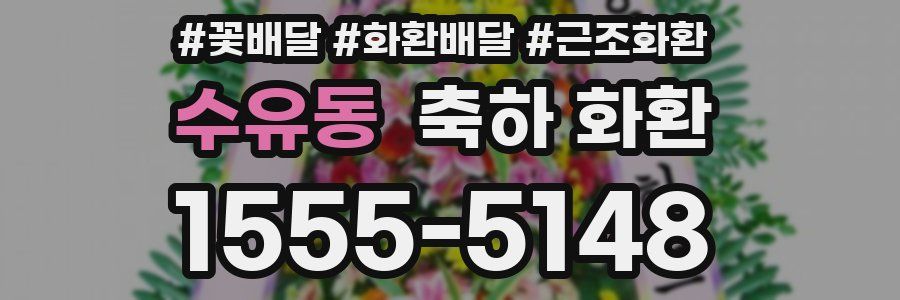 수유동 축하 화환