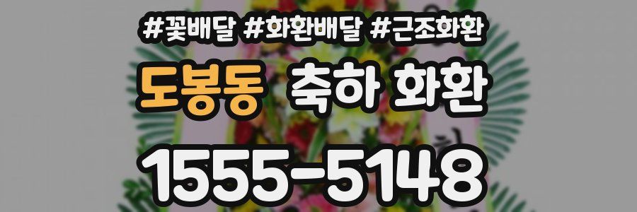 도봉동 축하 화환