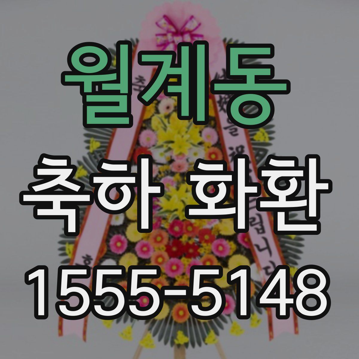 월계동 축하 화환