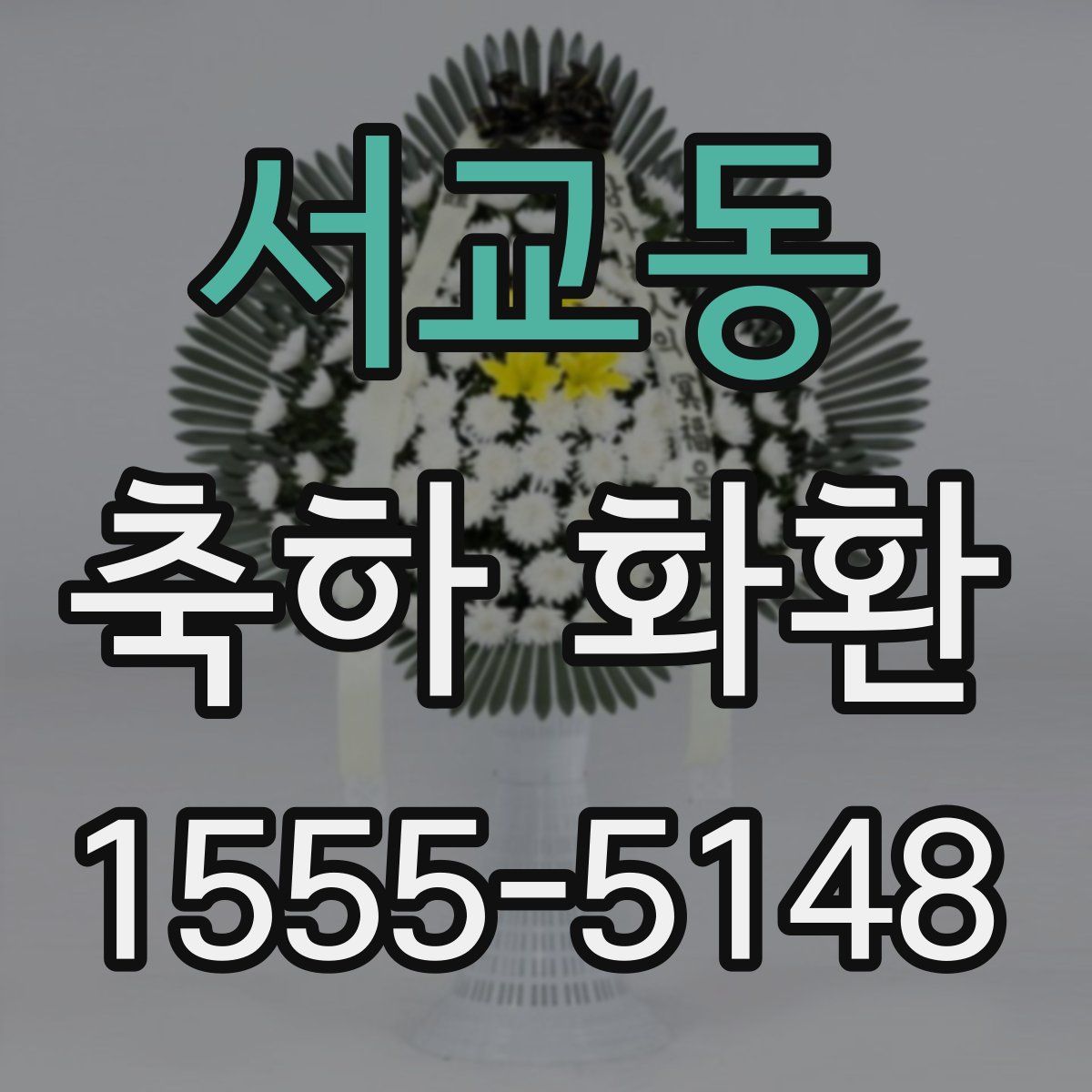 서교동 축하 화환