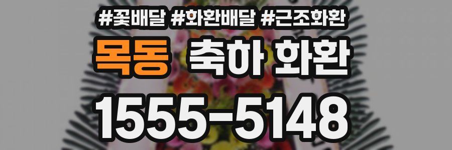 목동 축하 화환