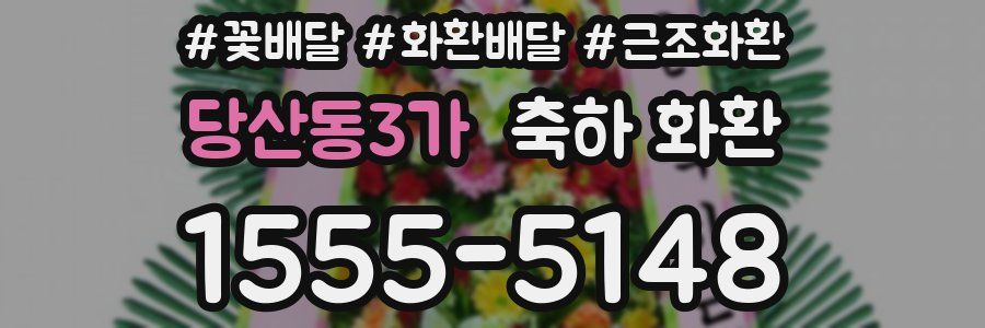 당산동3가 축하 화환