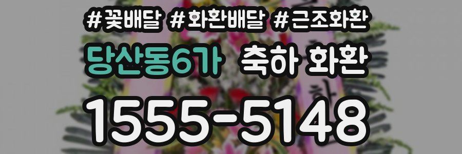 당산동6가 축하 화환