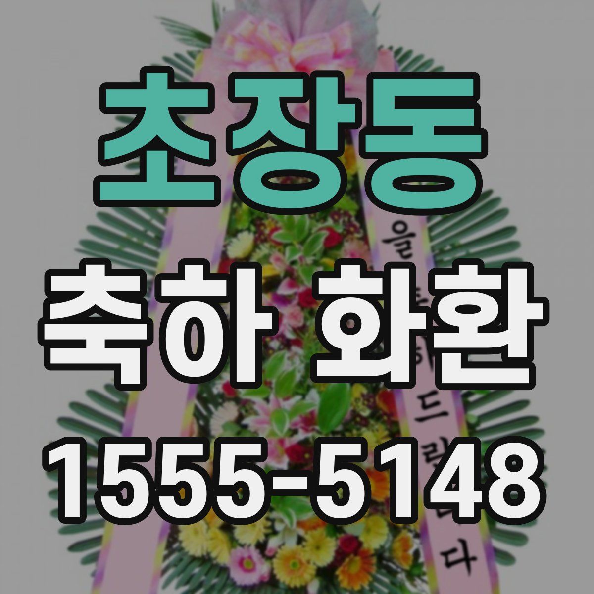 초장동 축하 화환