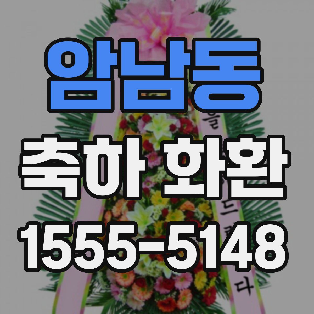 암남동 축하 화환