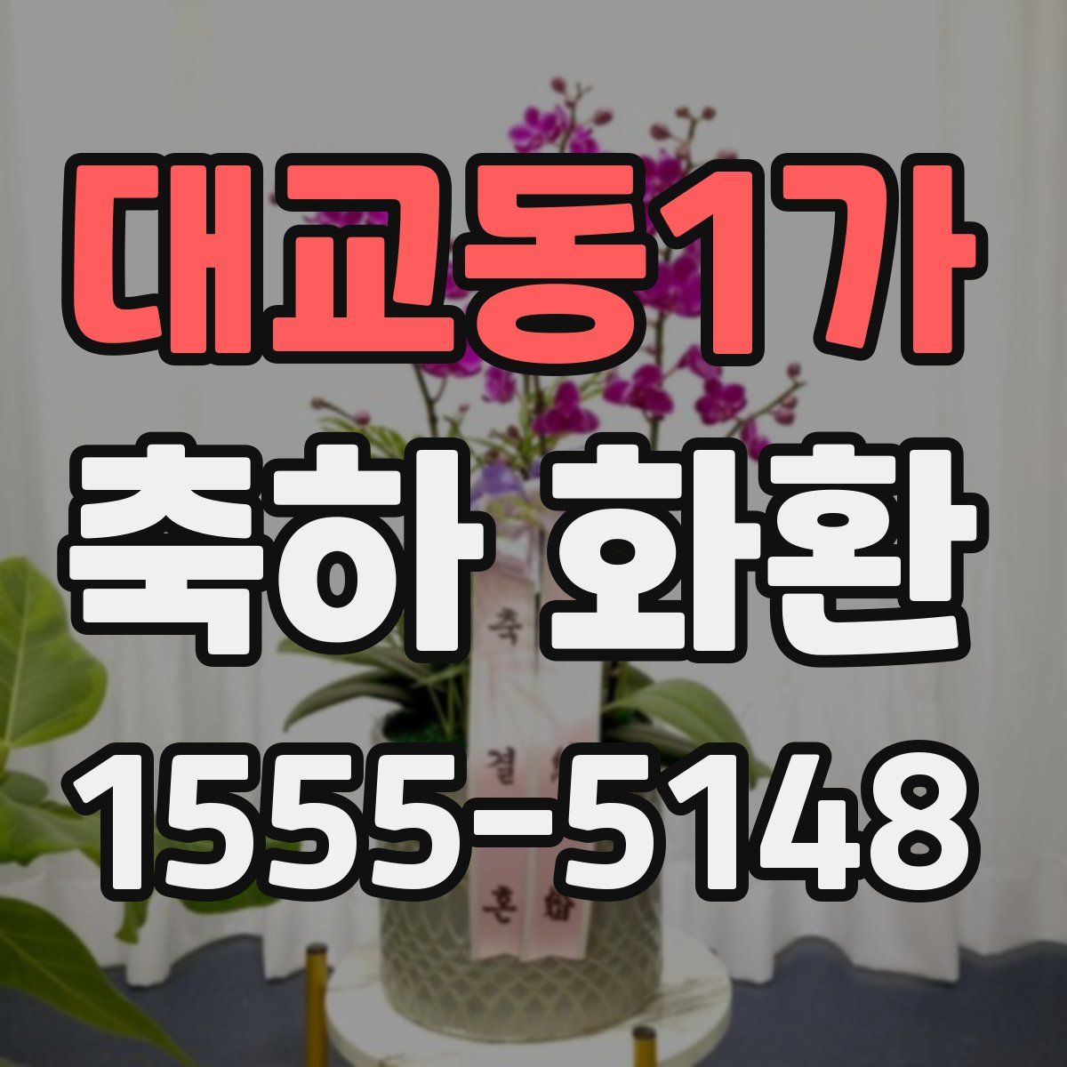 대교동1가 축하 화환