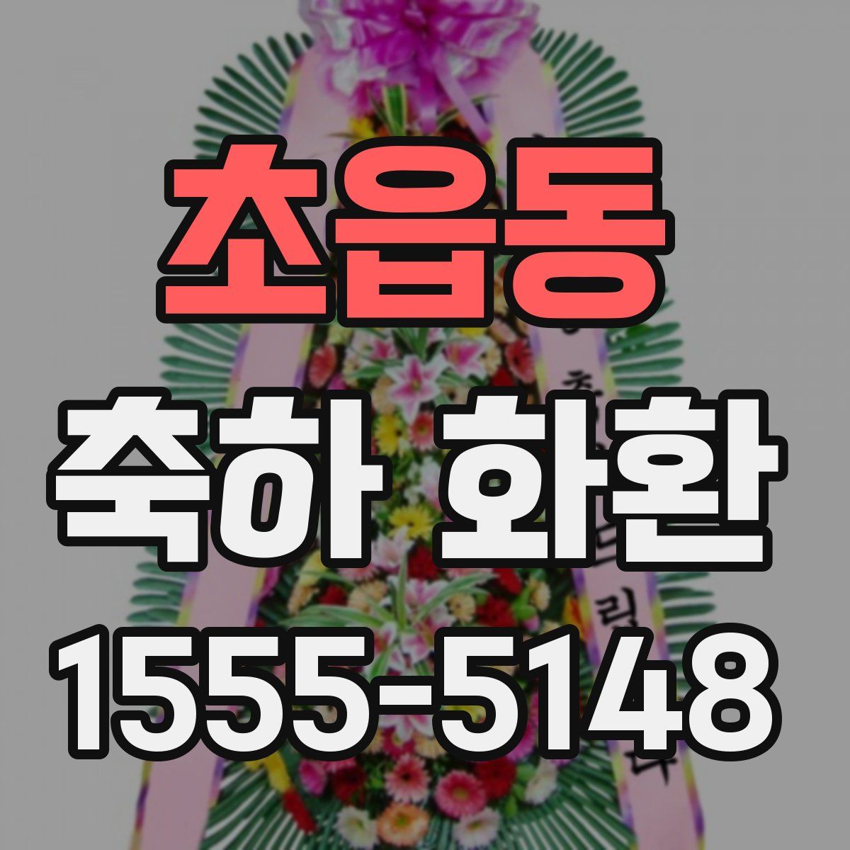 초읍동 축하 화환