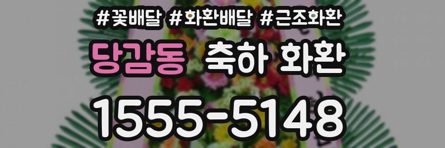 당감동 축하 화환