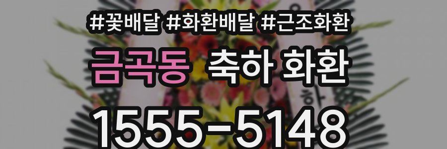 금곡동 축하 화환