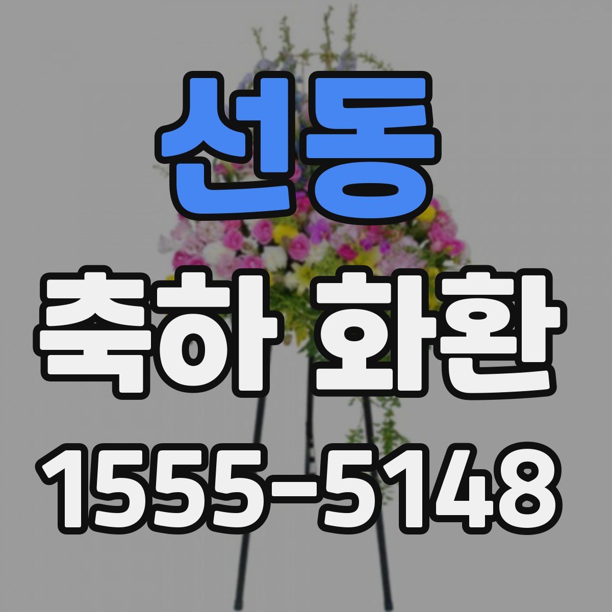 선동 축하 화환