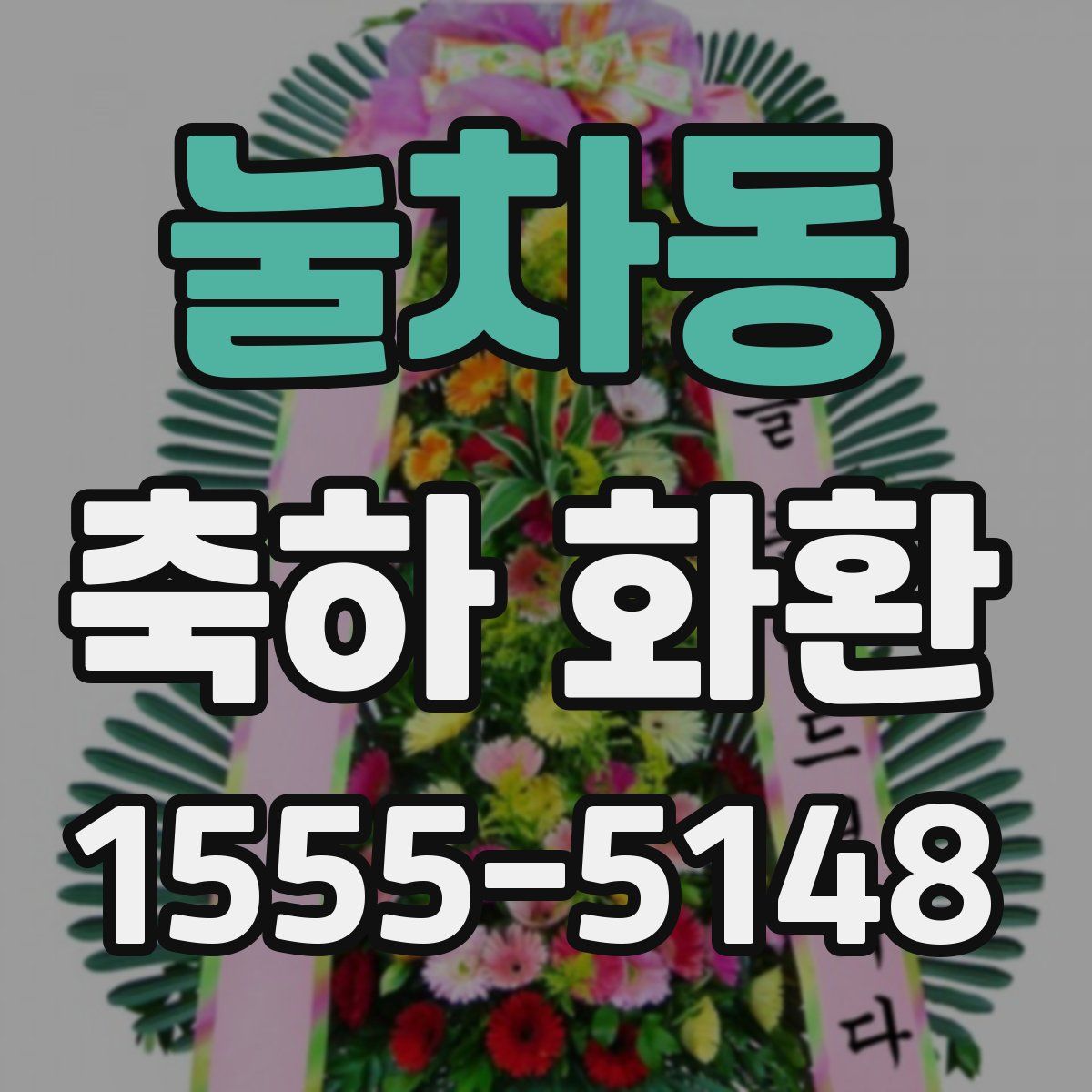 눌차동 축하 화환