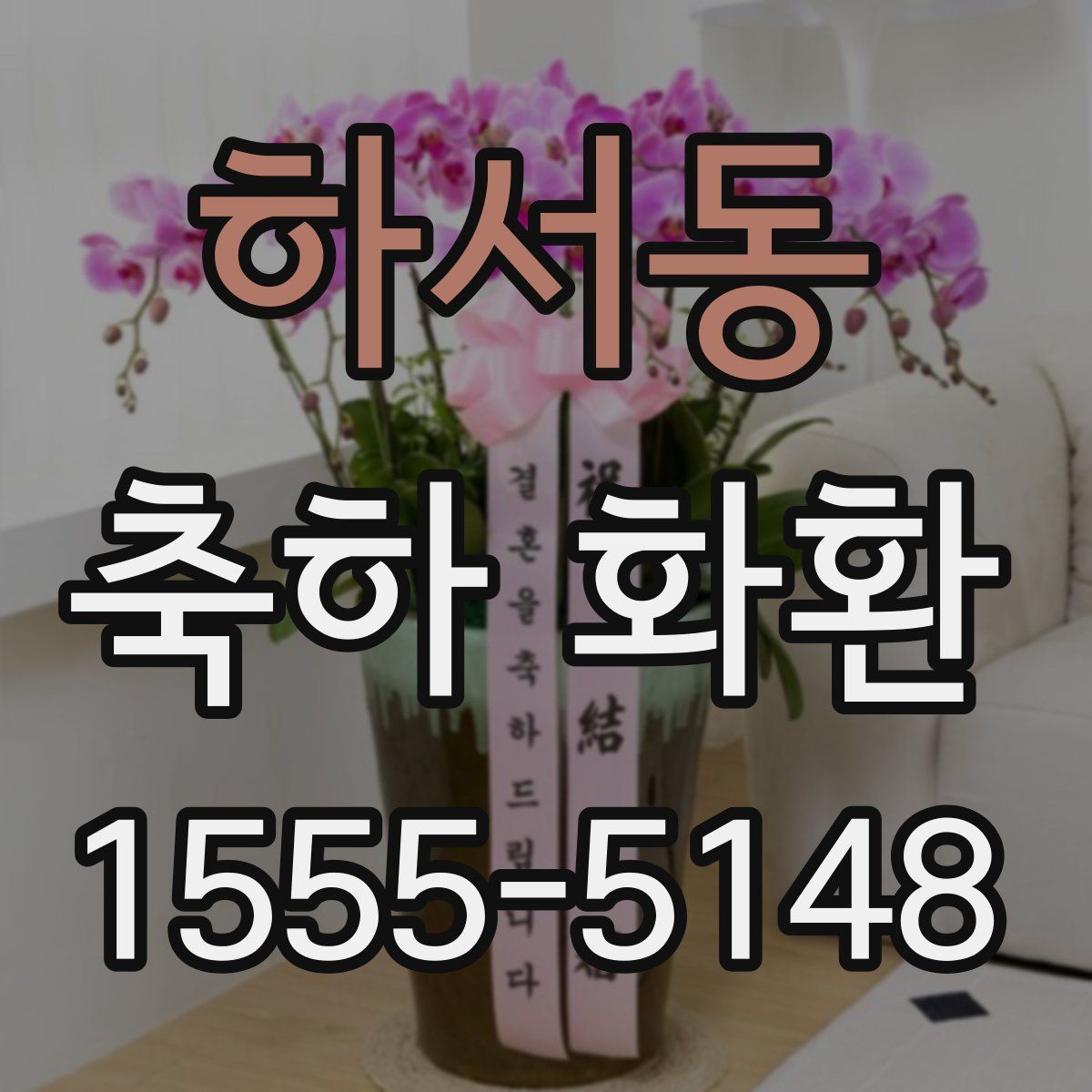 하서동 축하 화환