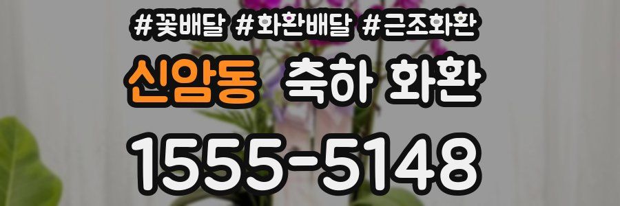 신암동 축하 화환