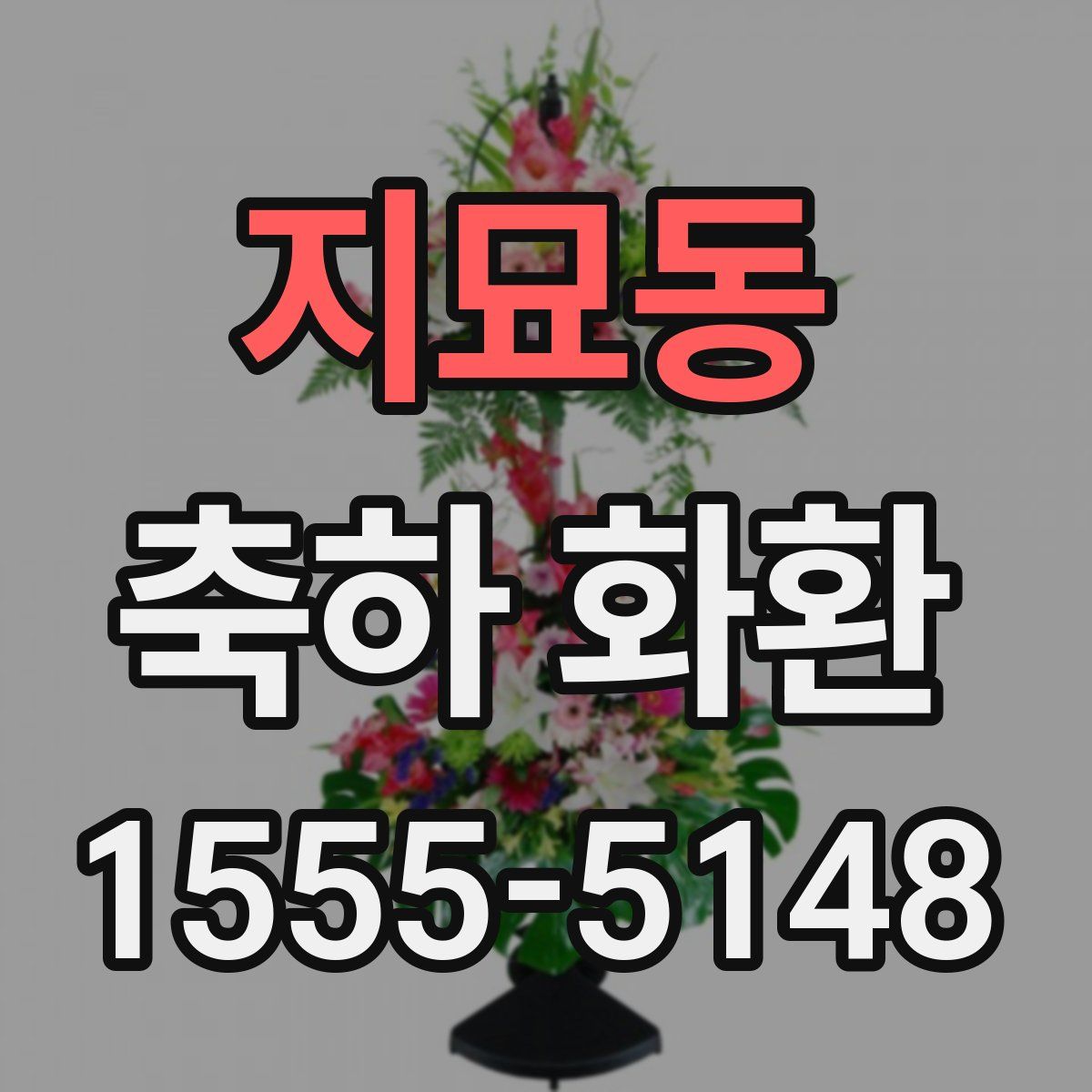 지묘동 축하 화환