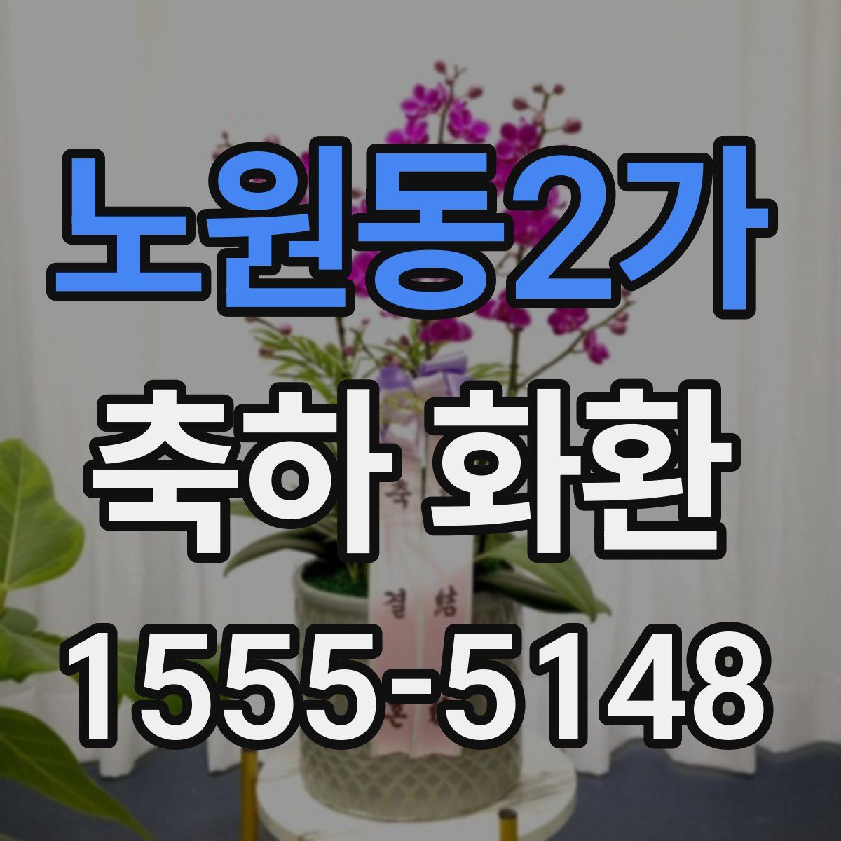 노원동2가 축하 화환