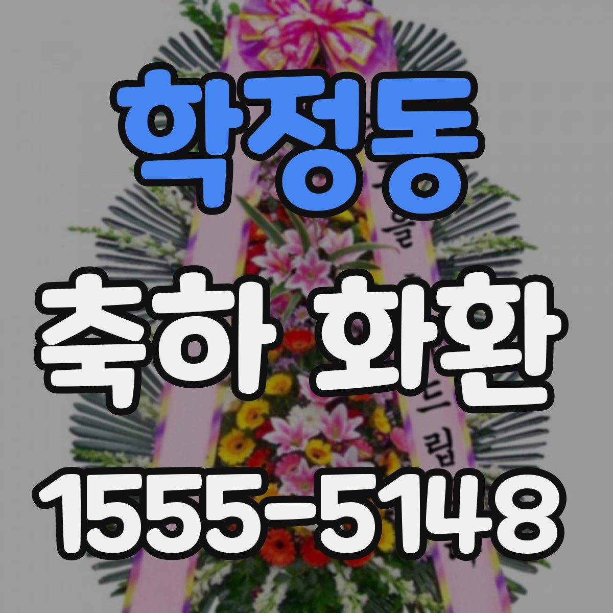 학정동 축하 화환