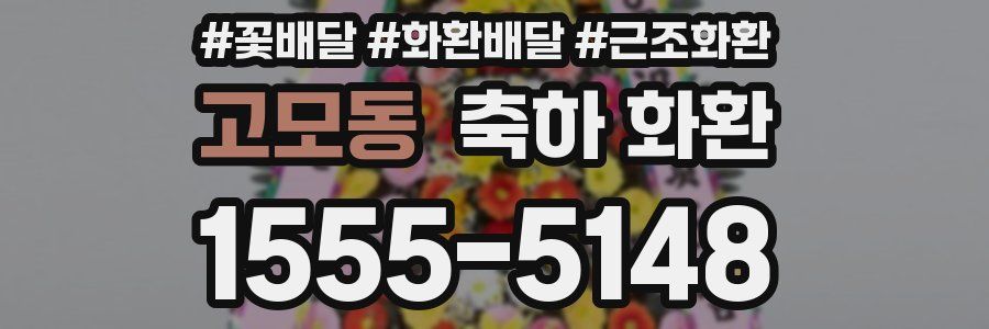 고모동 축하 화환