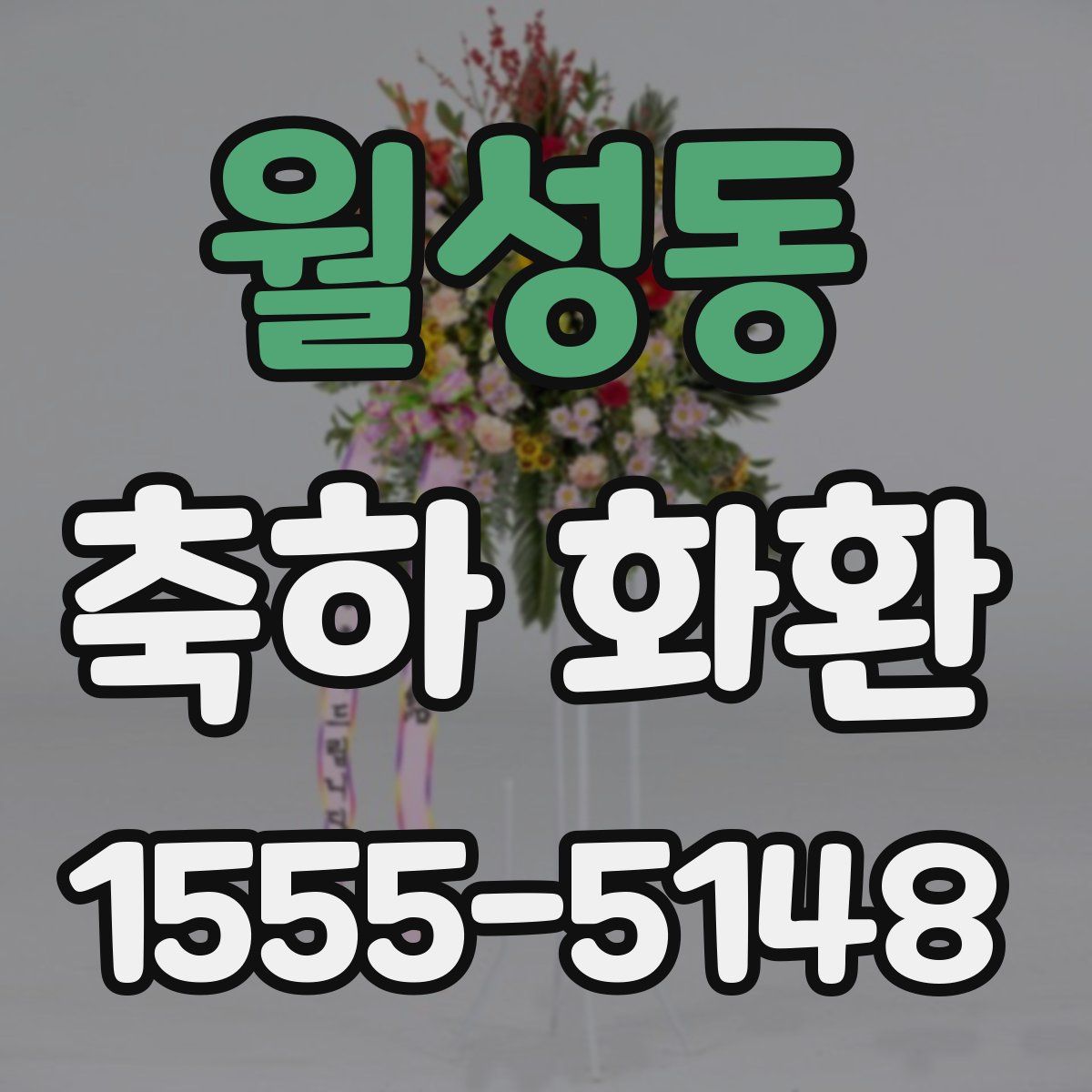 월성동 축하 화환