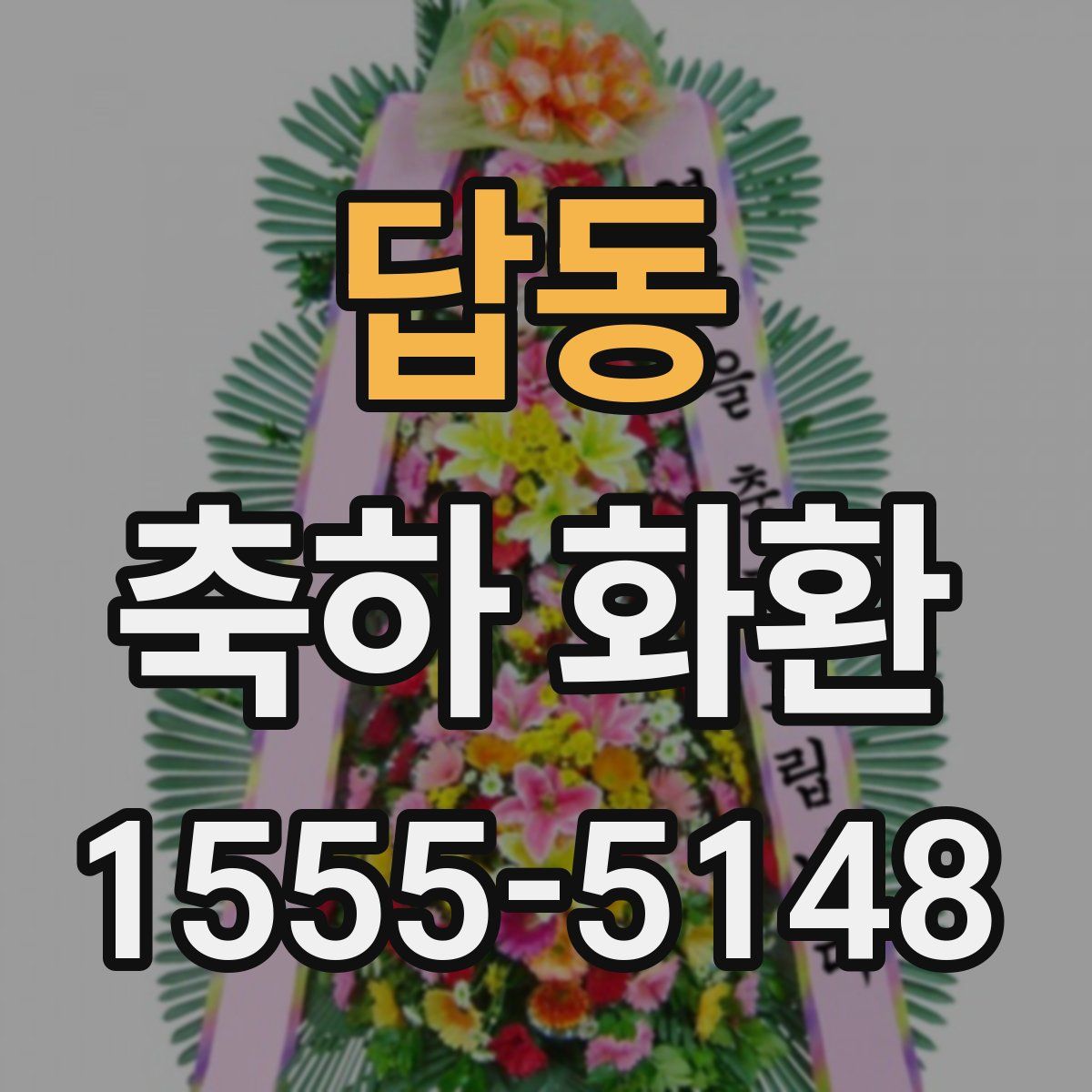 답동 축하 화환