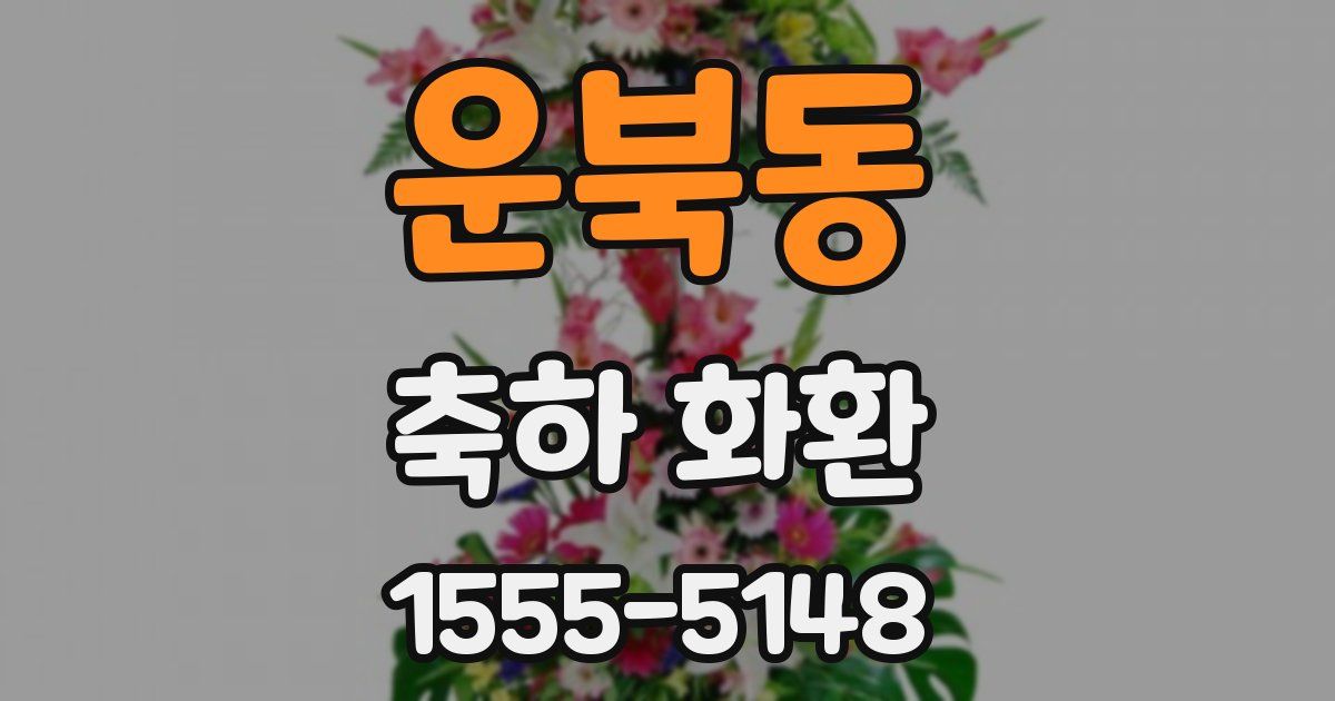 운북동 축하 화환