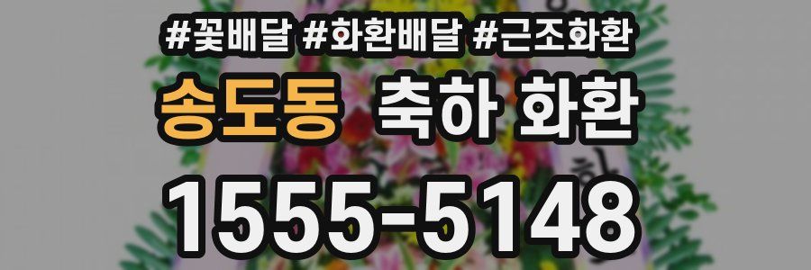 송도동 축하 화환