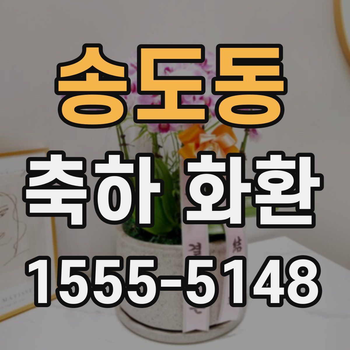송도동 축하 화환