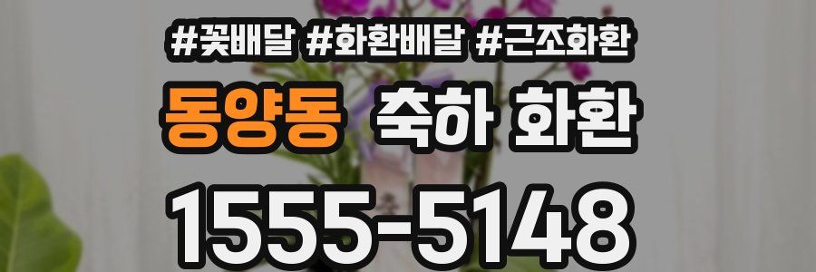 동양동 축하 화환
