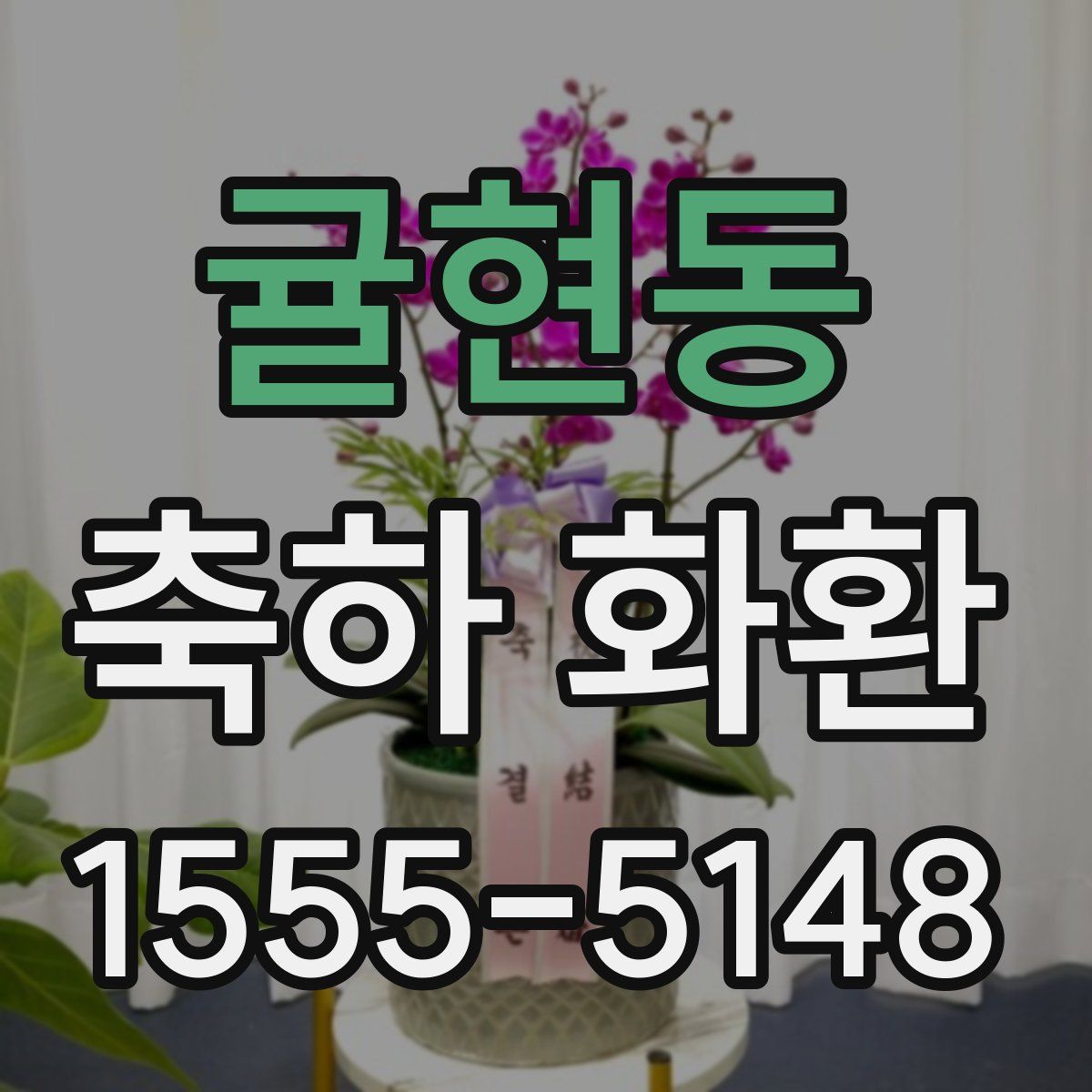 귤현동 축하 화환