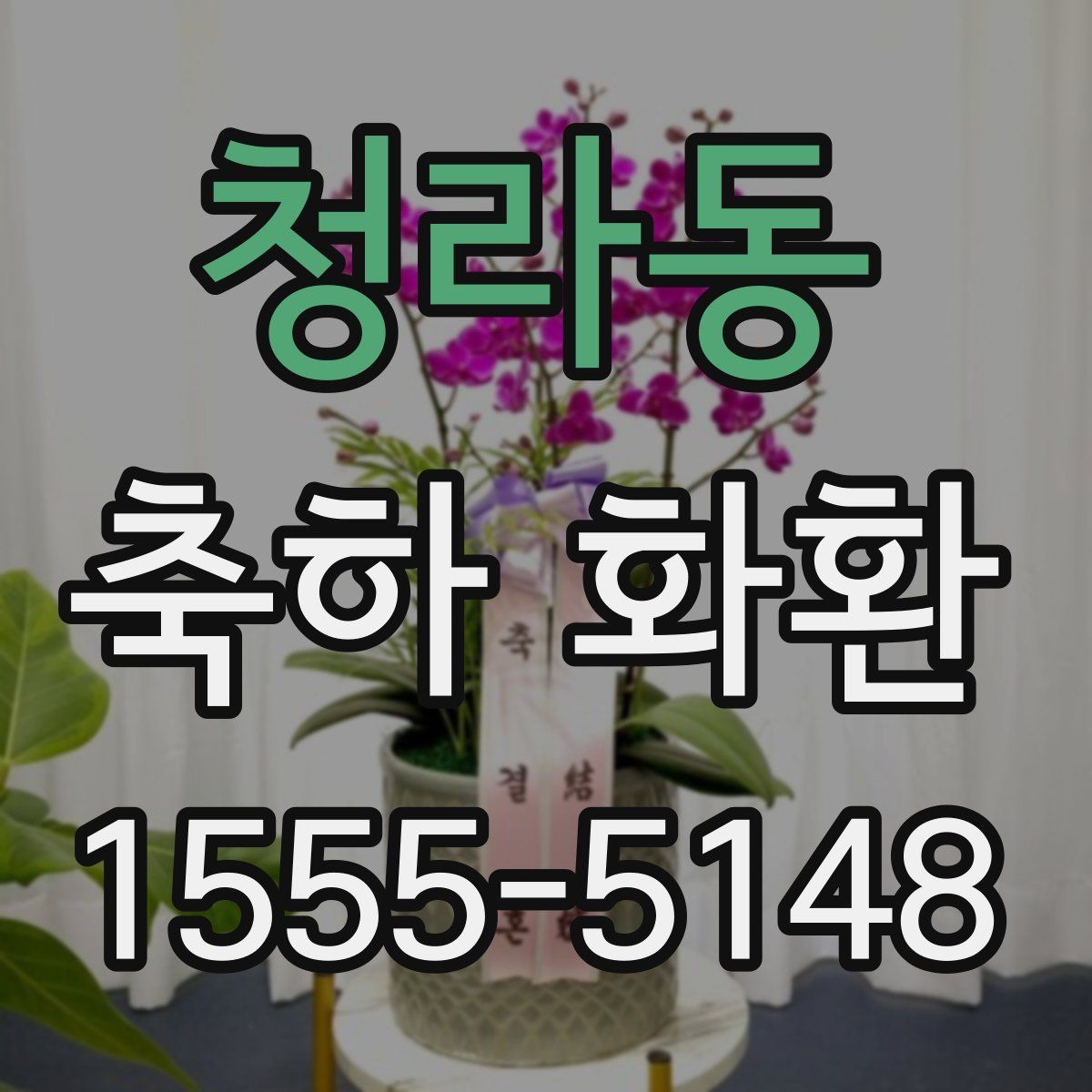 청라동 축하 화환