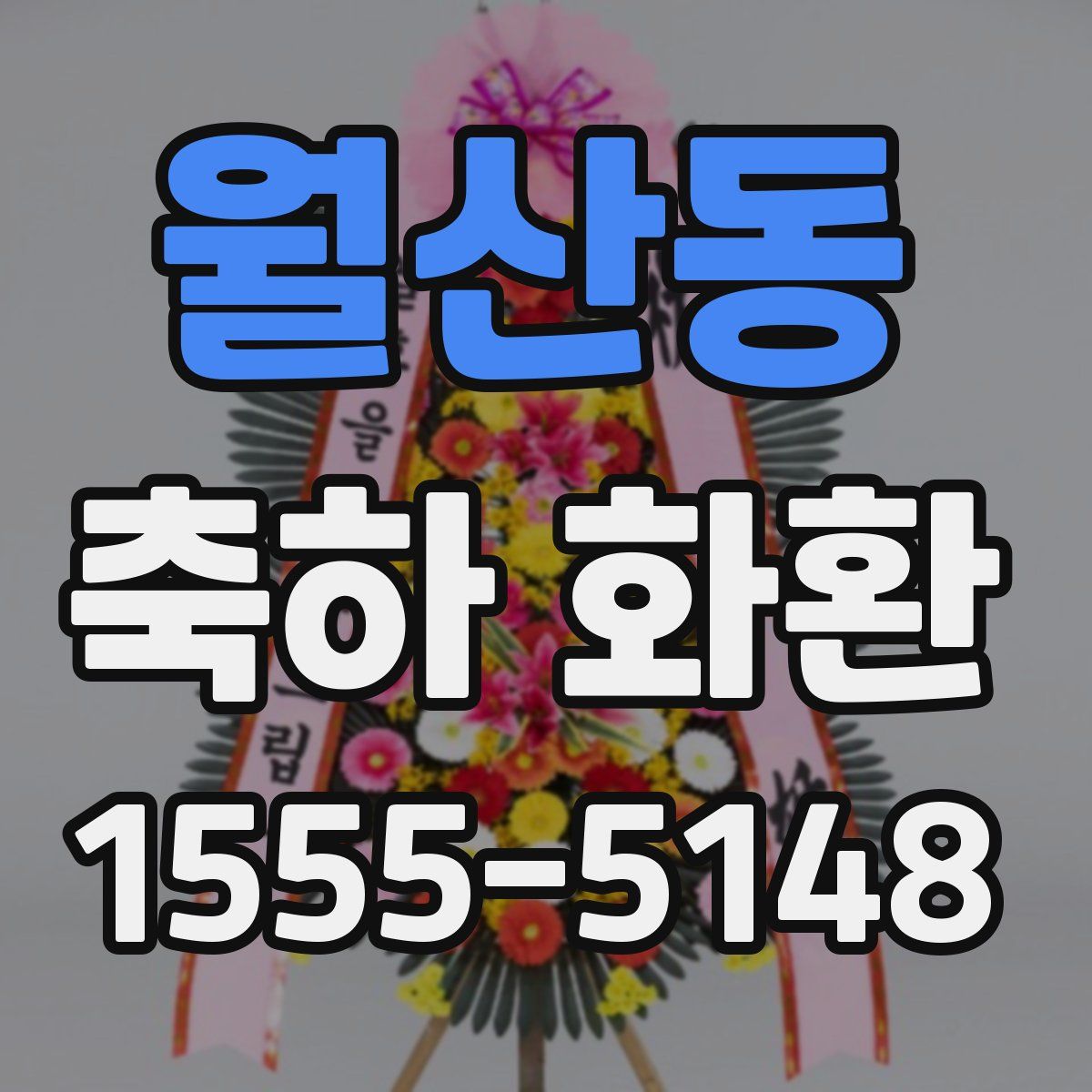 월산동 축하 화환