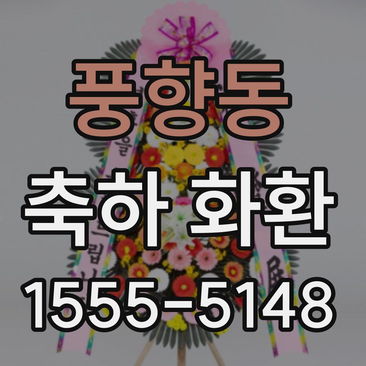 풍향동 축하 화환