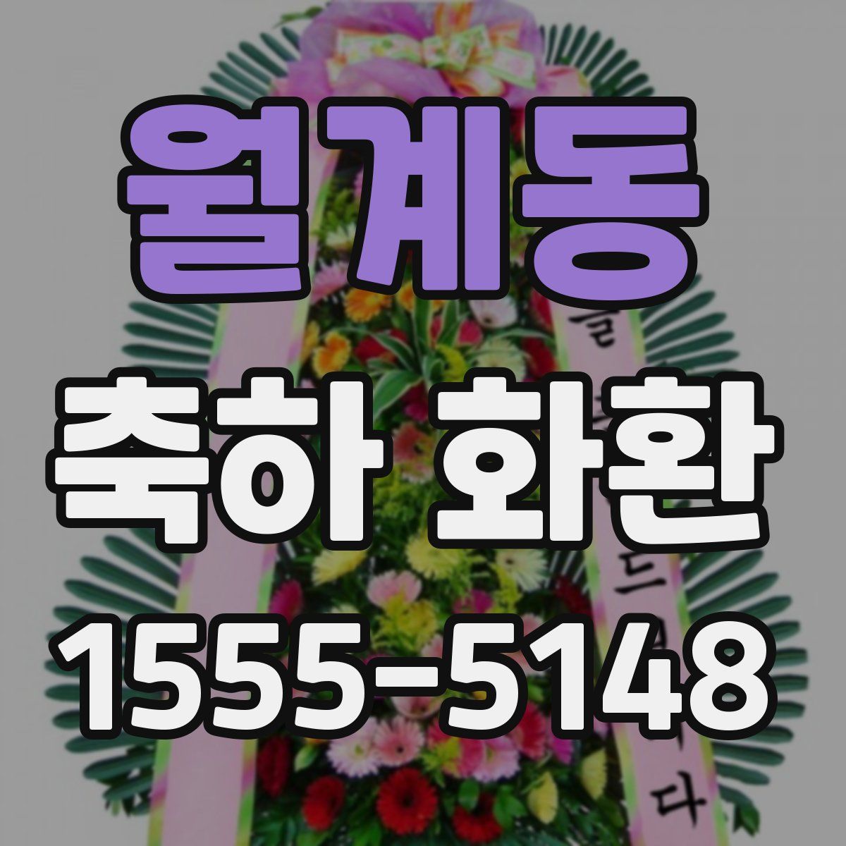 월계동 축하 화환