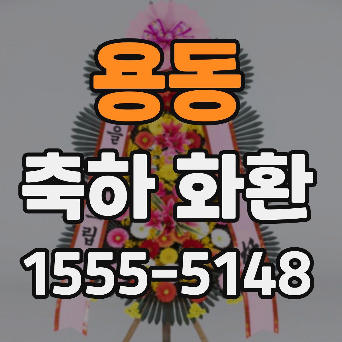 용동 축하 화환
