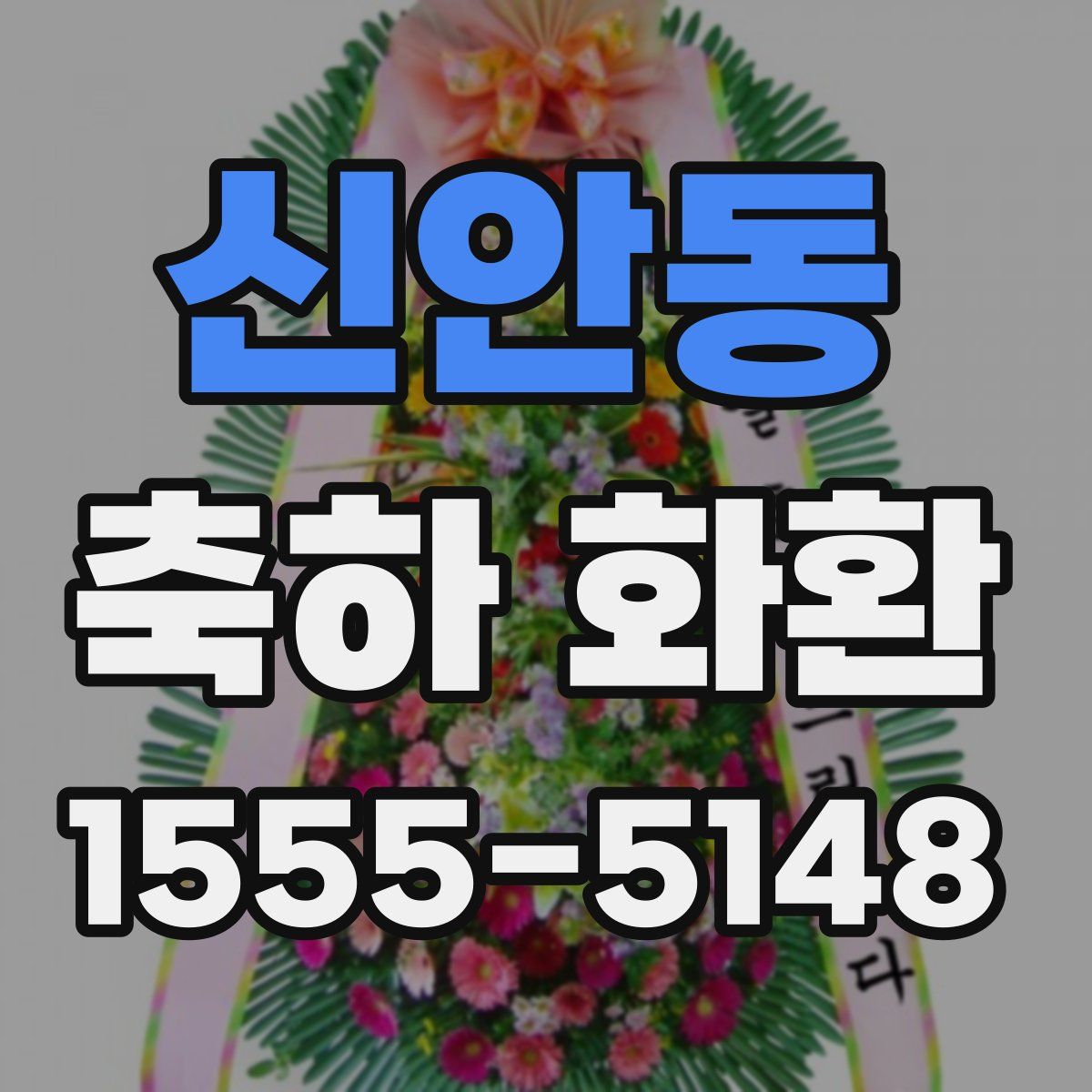신안동 축하 화환