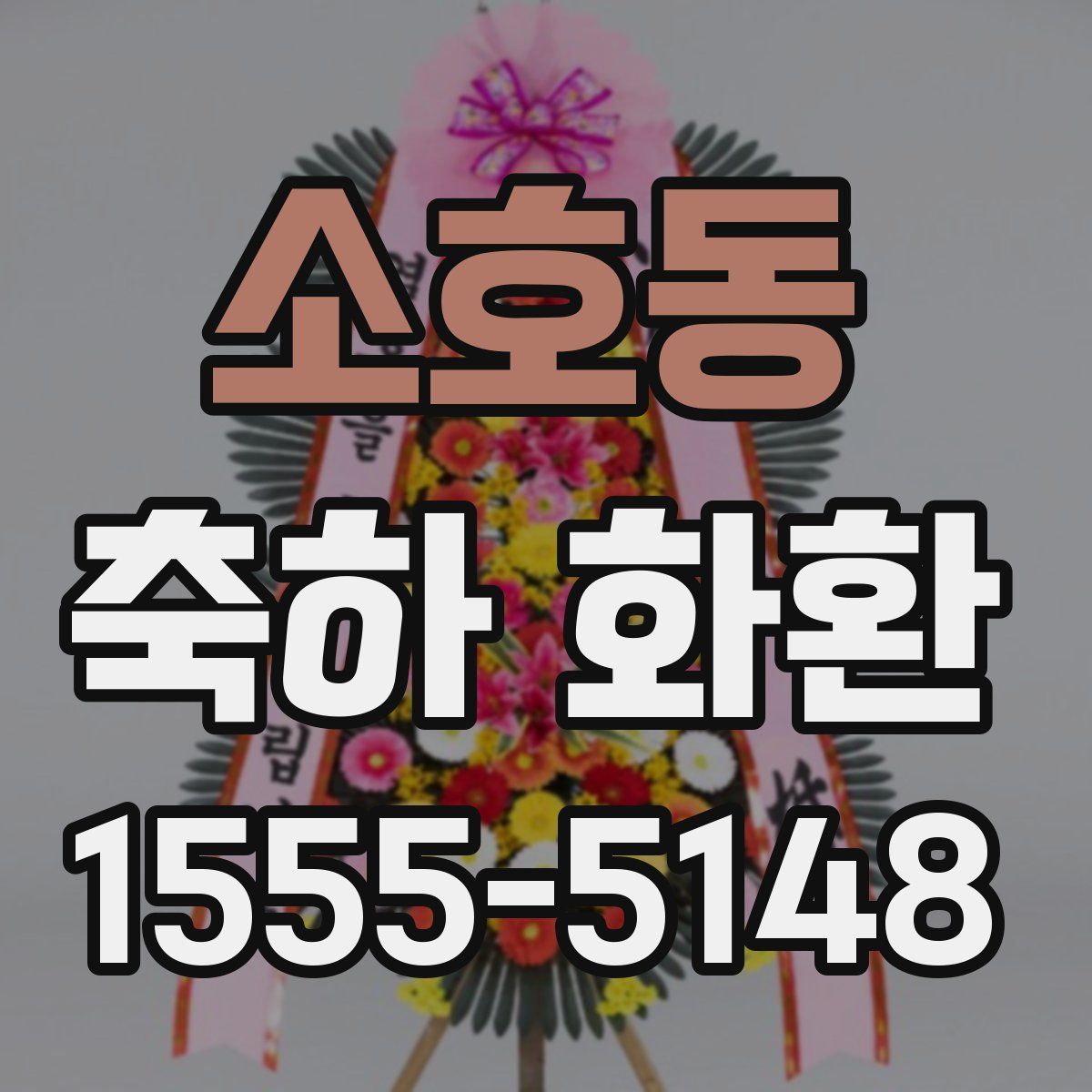 소호동 축하 화환
