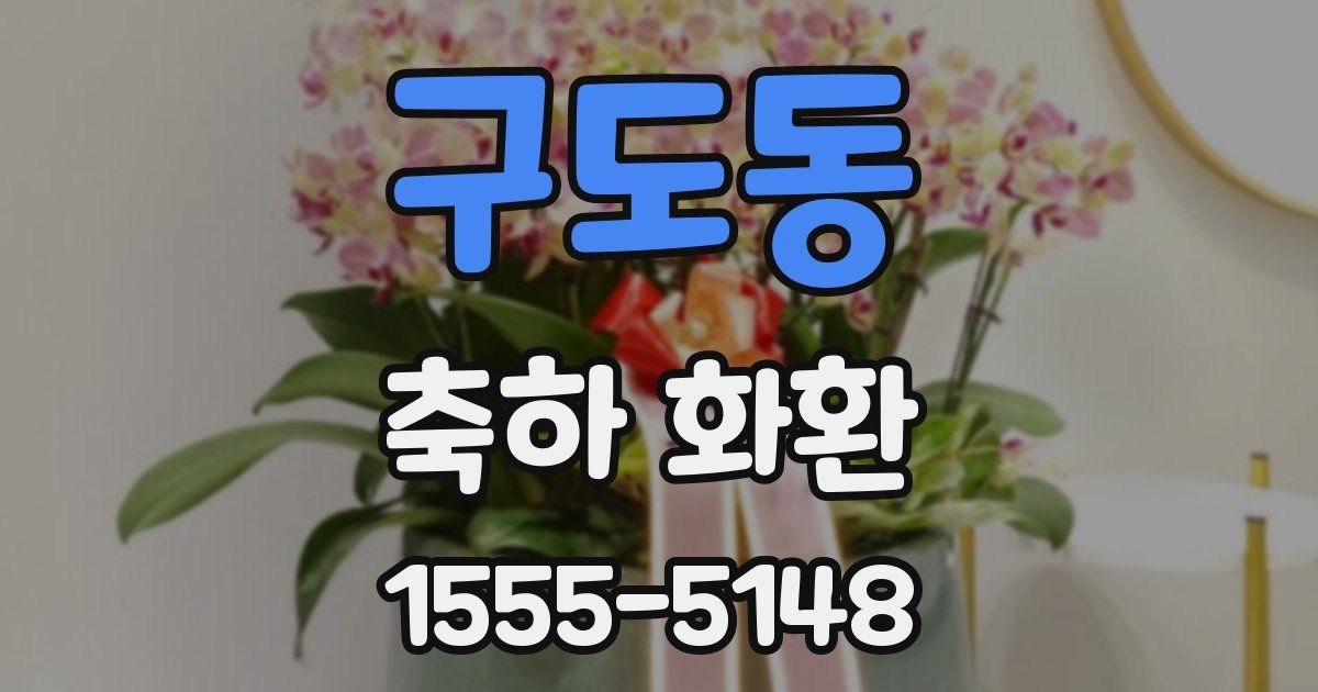 구도동 축하 화환