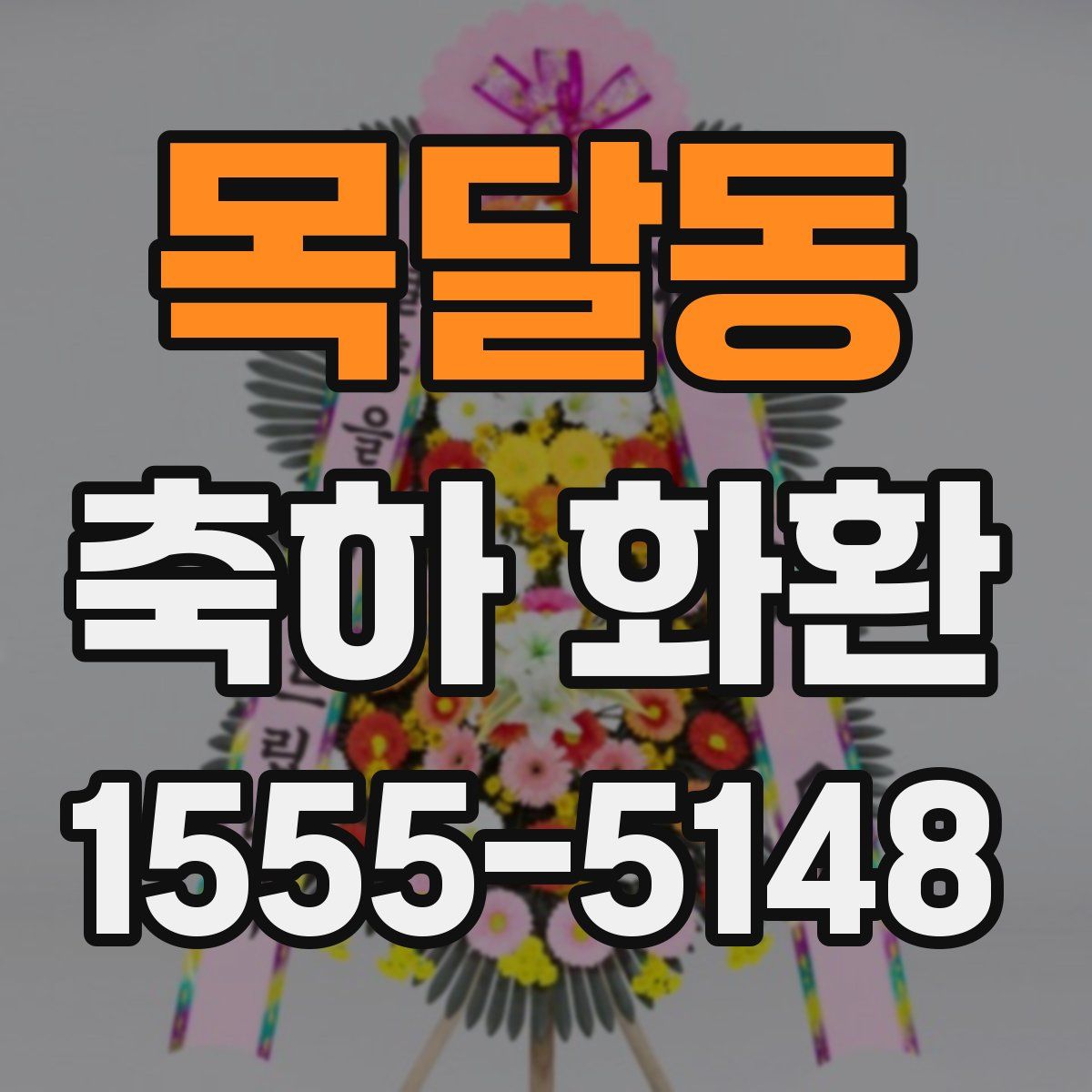 목달동 축하 화환