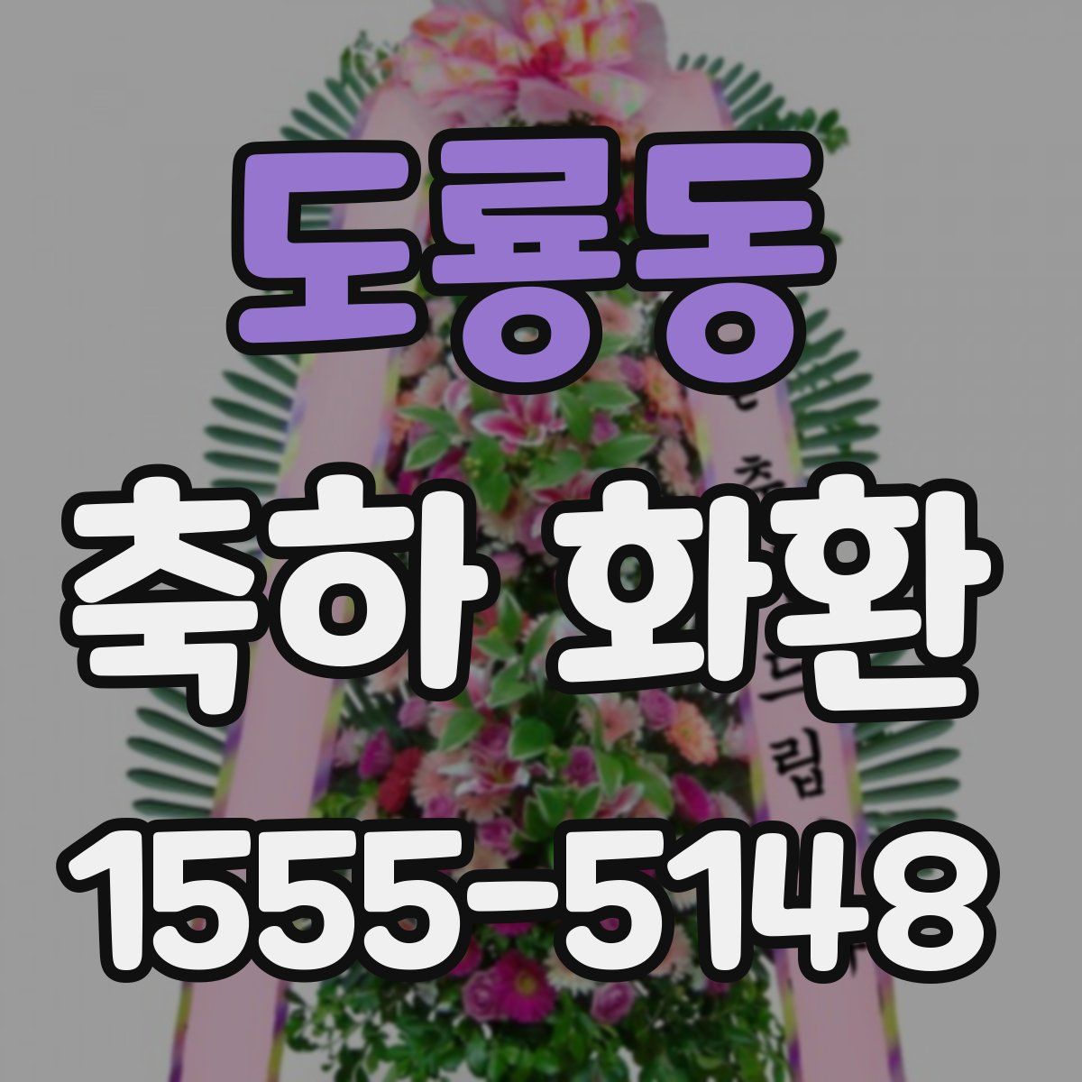 도룡동 축하 화환