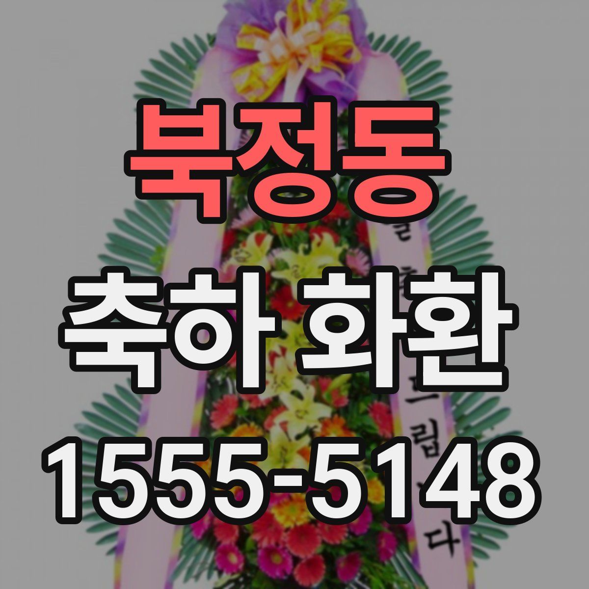 북정동 축하 화환