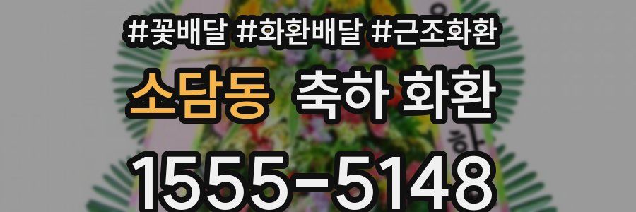 소담동 축하 화환