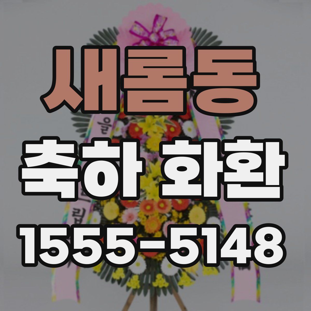 새롬동 축하 화환
