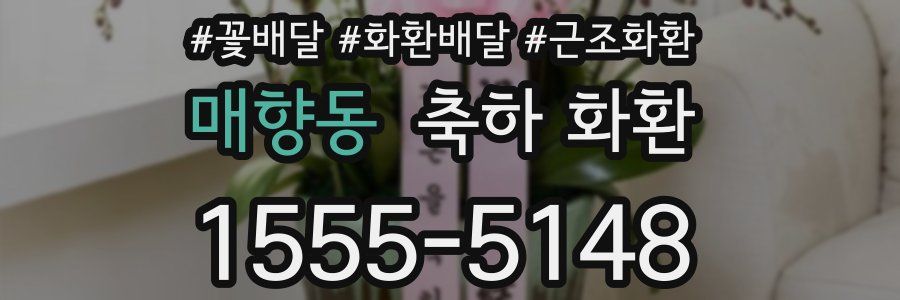 매향동 축하 화환