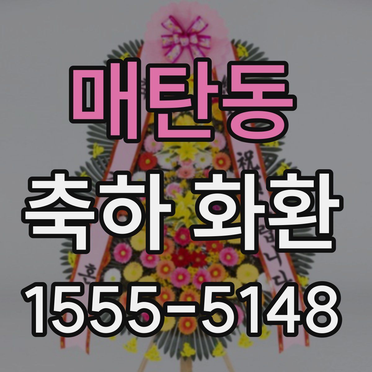 매탄동 축하 화환