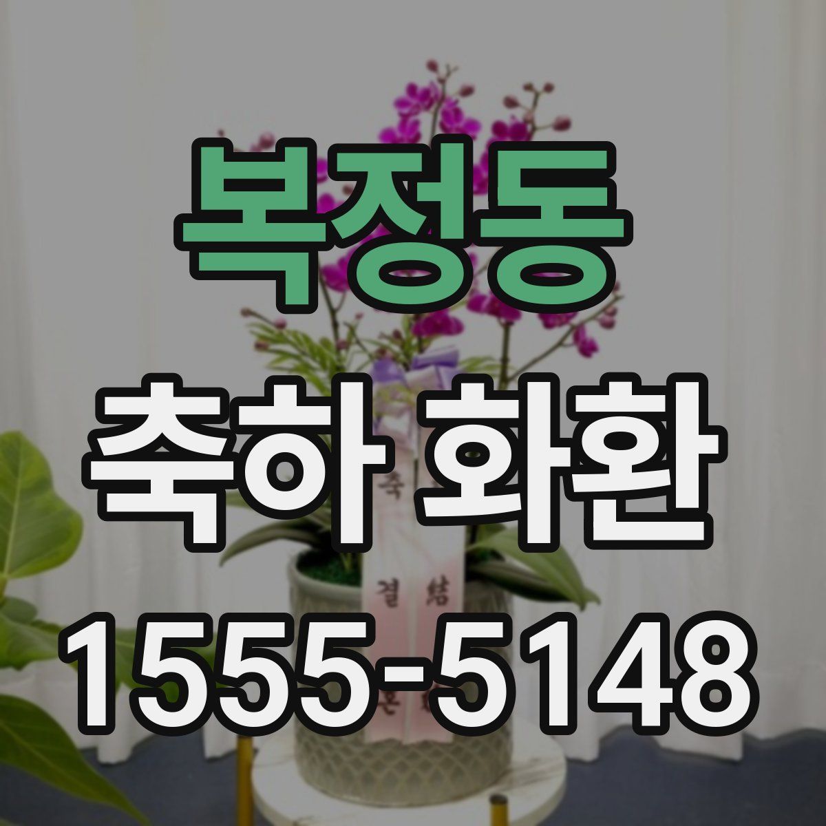 복정동 축하 화환