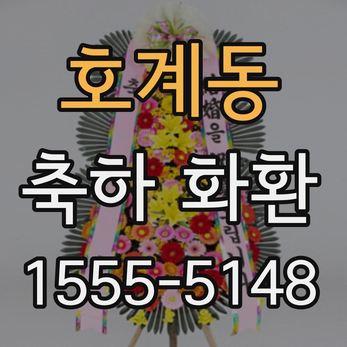 호계동 축하 화환