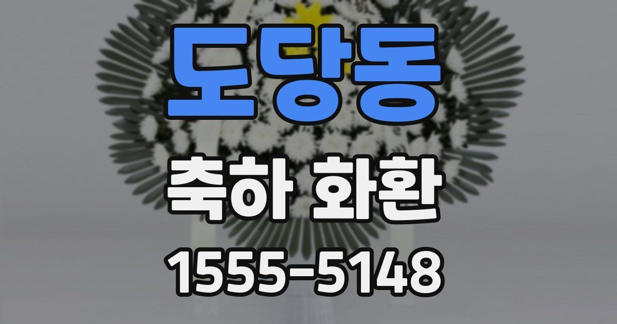 도당동 축하 화환
