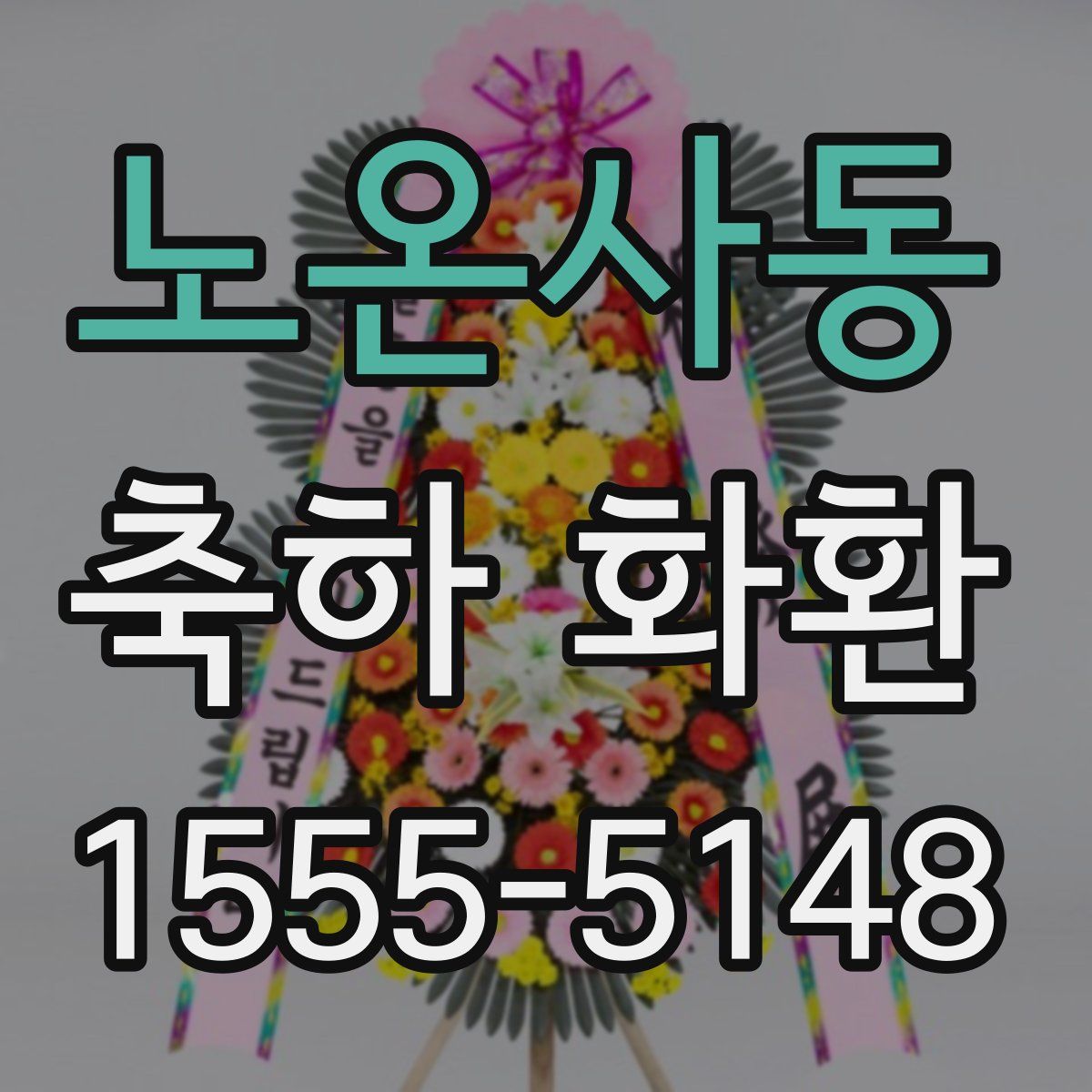노온사동 축하 화환