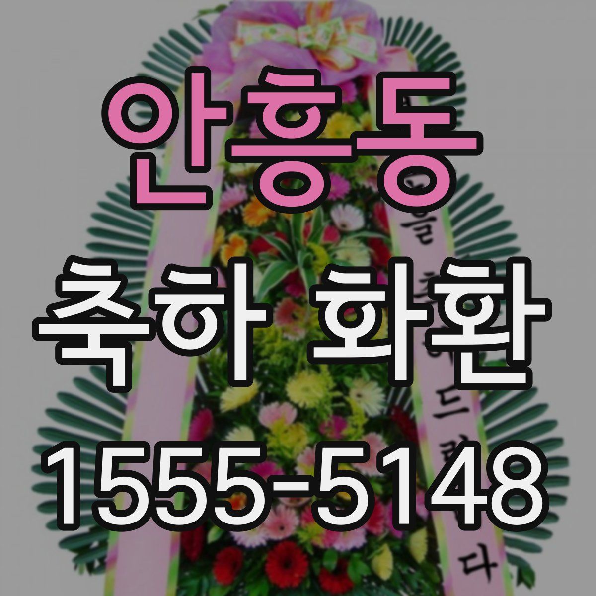 안흥동 축하 화환