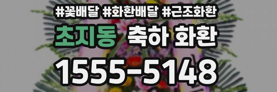 초지동 축하 화환